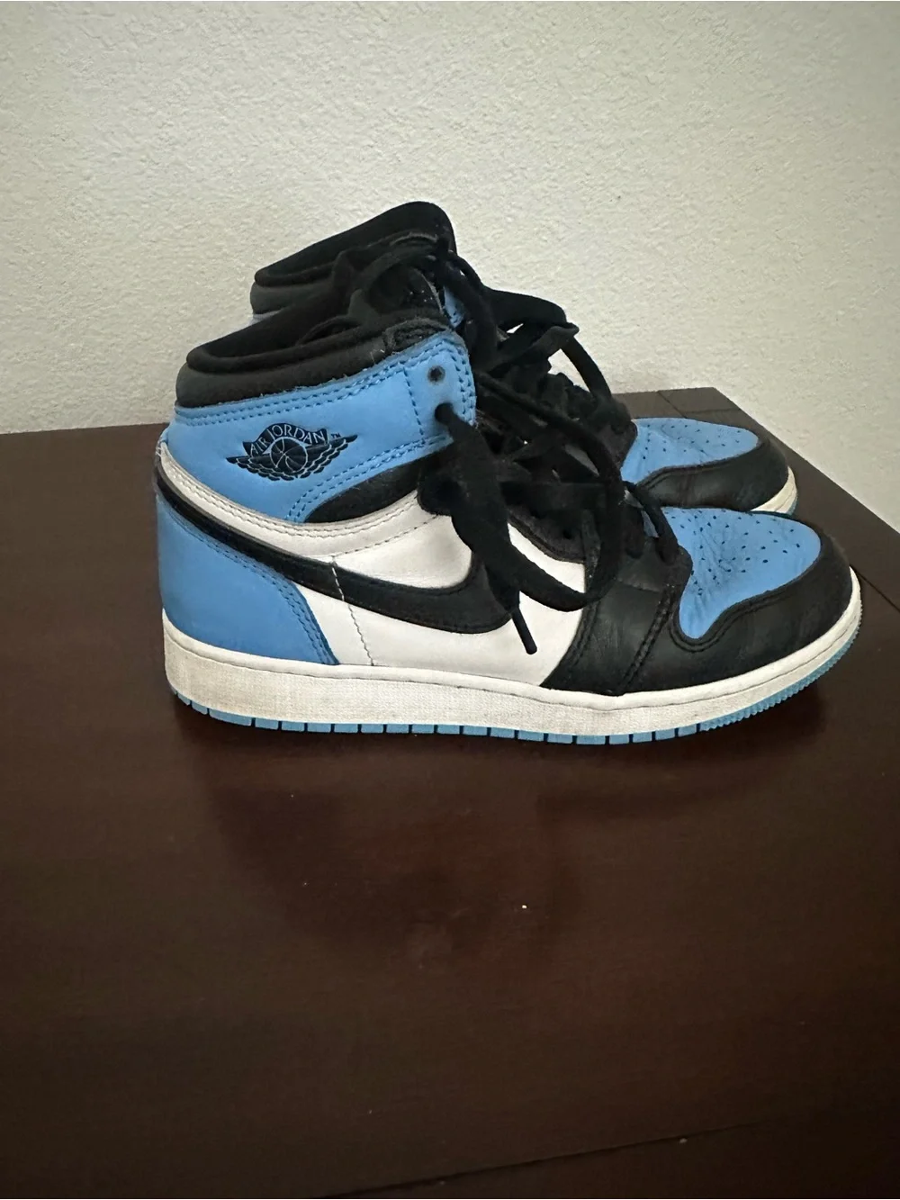 Jordan Kids' High-Top Sneakers in Black/Blue/White